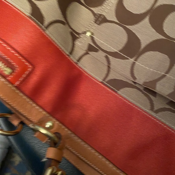 Coach Vintage Applique Signature Tote Bag - Picture 7 of 11